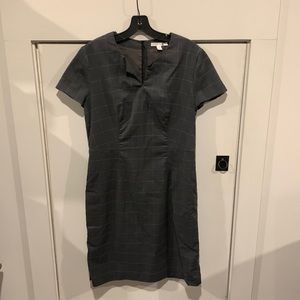 Boss dress - grey with white large checks